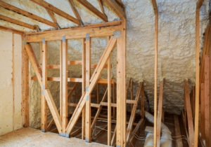 spray foam in attic